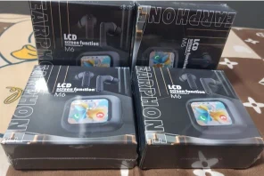 هدفون بلوتوثی نمایشگر دار Earphone M6