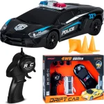 ماشین کنترلی دریفت پلیس دارای ایستگاه شارژ